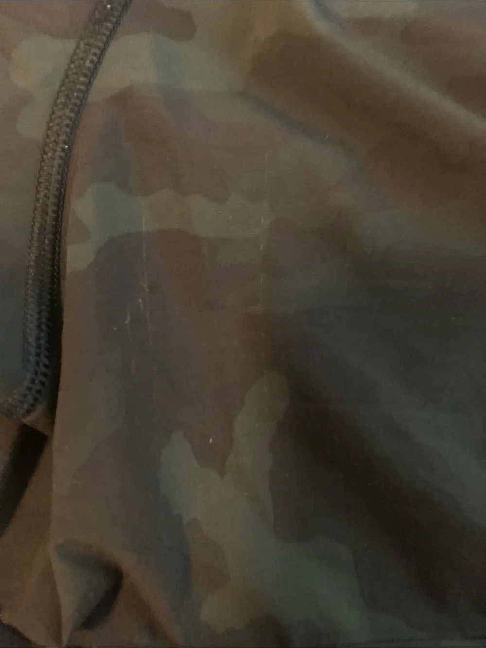 Lululemon Olive Green Camo Track That Shorts Sz 6, some signs of wear pictured
